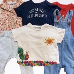 【80cm 7点まとめ売り】トミーヒルフィガー入り 男の子 春夏セット　デニム