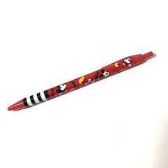 ディズニー ミッキーマウス ボールペン 赤色　赤ペンのサムネイル