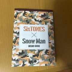 スノスト　メモ帳　SnowMan SixTONES 少年たち