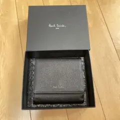 ブ*ー様 Paul Smith 二つ折り財布 黒×ネイビー