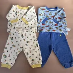 ユニクロ　80 キルトパジャマ