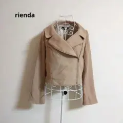 rienda　リエンダ　ショート丈　ライダースジャケット