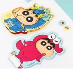 韓国ダイソー　クレヨンしちゃん　メッセージカード　セット