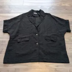 ITEMS URBAN RESEARCH ブラック 半袖ジャケット