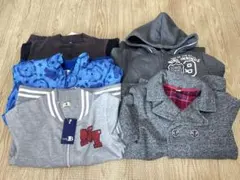 130 アウター　まとめ売り　裏起毛　ジャンパー　コート　ポケモン