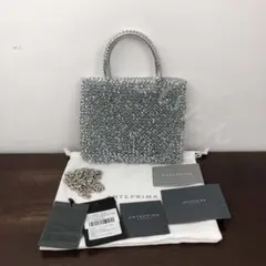 美品！ANTEPRIMAスタンダード ミニアトゥーラ ワイヤーバッグ　シルバー