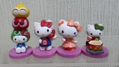ハローキティコラボレーションチョコエッグ 4点セット