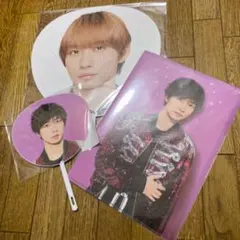 【新品未開封】TravisJapan 中村海人 うちわ&クリアファイル