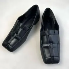アーバンリサーチ Sonny Label ローファー L 24cm 黒 編込みのサムネイル