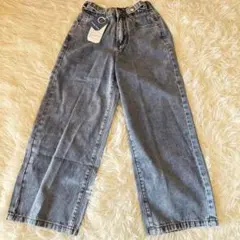 新品•タグ付き！女の子　デニム　130cm