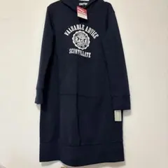 ELFINDOLL 授乳機能付きマタニティワンピース L ネイビー