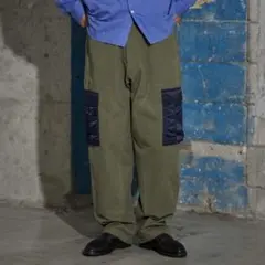 【新品タグ付き】CIAOPANIC カーゴパンツ Mサイズ オリーブ ワイド