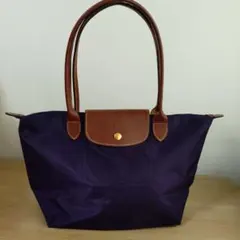 LONGCHAMP ロンシャン パープル トートバッグ プリアージュ