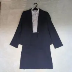 LES MUES スーツセット 入学式 フォーマル ビジネス 紺 ストライプ