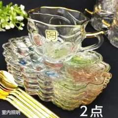 ぷくりん様リクエスト2点まとめ商品／曽我カップソーサースプーン／HOYAガラス鉢