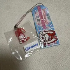 ご当地キティ　三重限定　伊勢えびバージョン　根付け　ストラップ