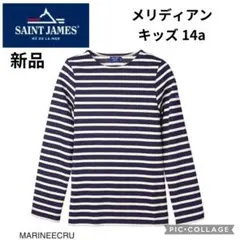 新品タグ付 セントジェームス メリディアン キッズ ボーダーカット 14ans