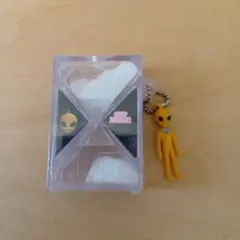 【砂時計ジャンク品】CUP NOODLE宇宙人キーホルダー 他商品と同時購入0円