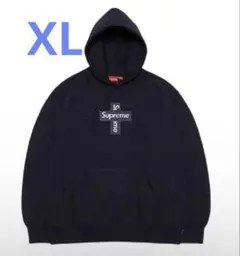Supreme Cross Box Logo Hooded Sweatshirt