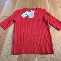 POLO ASSN ニット　半袖　赤