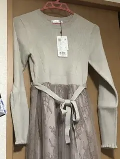 index ワールド　長袖ワンピース　新品未使用品