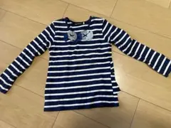 BeBe ストライプ 長袖カットソー 110cm