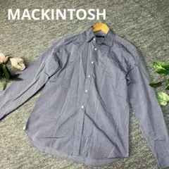 MACKINTOSH マッキントッシュ　シャツ　長袖　ブルー　Mサイズのサムネイル