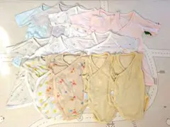 ユニクロコンビ肌着＆メッシュ60cm前開きまとめ売り