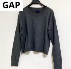 美品★ Gap ギャップ ニット セーター グレー 定番 お洒落 オシャレ