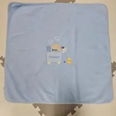 familiar 動物刺繍 フリースブランケット　綿毛布