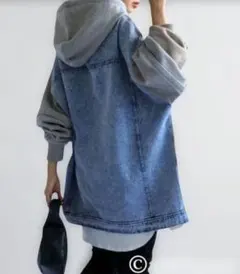 デニム パーカー