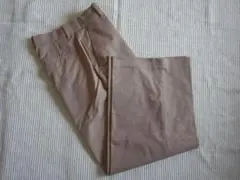 試着のみユニクロワイドチノパンツSベージュ