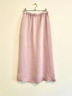 6 roku サテンロングスカート