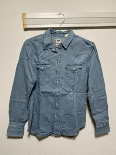Levi’s デニムシャツ M スリム ウエスタンシャツ 長袖 インディゴ