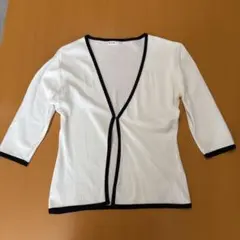 ホワイトカーディガン　七分袖