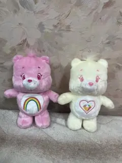 ケアベアセット ピンクとホワイト