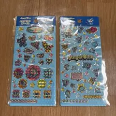 エンジェルブルー　エポキシシール　ホログラム➕ラメ　2枚セット