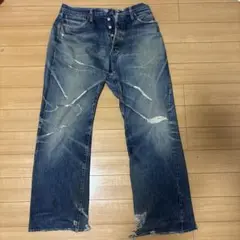 LEVI'S ストレートデニム ダメージ加工