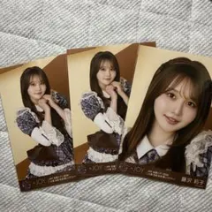 ≒JOY ニアジョイ 藤沢莉子 生写真 セミコンプ