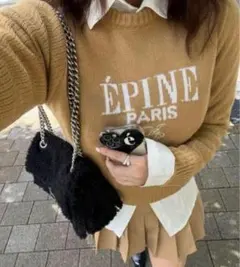 epine paris ロゴ ニット セーターのサムネイル