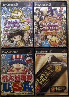 ＰＳ２ゲームソフト４点セット