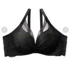 aimerfeel レースリフト脇高 ブラジャー E65 ブラック２点セット