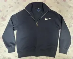 ウォーリアー 裏起毛 ハーフジップ ブラック M