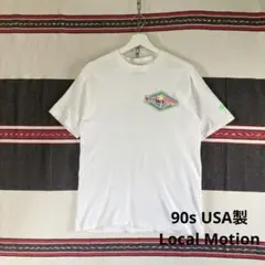 90sUSA製Local Motion シングルステッチTシャツ ビンテージ希少のサムネイル