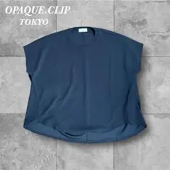OPAQUE.CLIP ドルマンスリーブ Tシャツ M ブラック 体型カバー美品