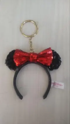 ミニー　カチューシャキーホルダー