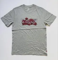 Levi's 花柄プリント Tシャツ グレー