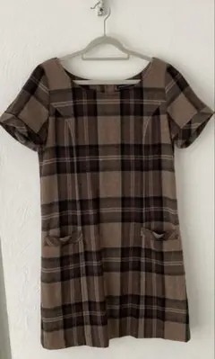 スピック&スパン　チェック柄ワンピース　36サイズ