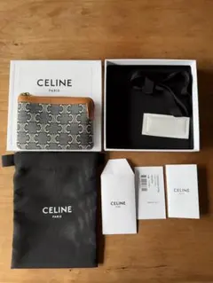 CELINEセリーヌ トリオンフ コインケースキーリング付き フラグメントケース