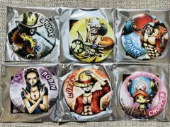 東京ワンピースタワー 限定 缶バッジ ルフィ ロビン ブルック チョッパー 輩